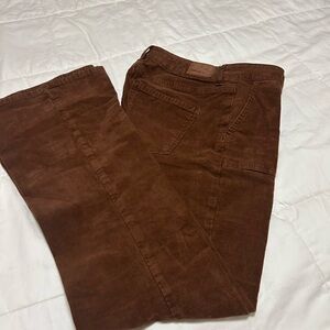 American Eagle corduroy flare high-rise pants.  Size 4.  Great condition!
